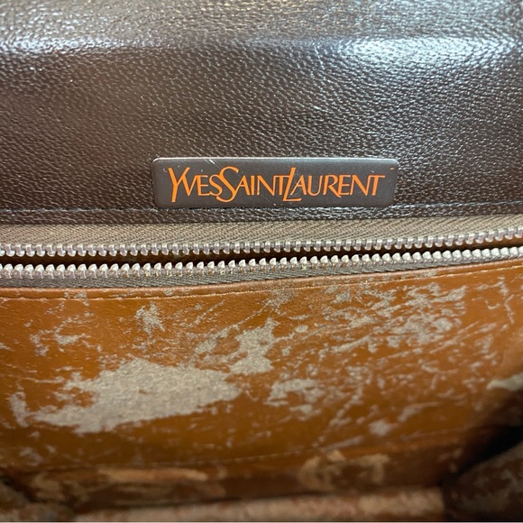 Extremely Rare YSL Yves Saint Laurent Opium Reptile Skin Shoulder Bag w/ Chain - Picture 10 of 13